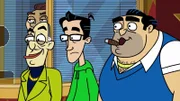 v.li.: Cheech Falcone, Petey Falcone, Jimmy Falcone