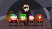 Vorne, l-r: Eric, Kyle, Stan, Kenny