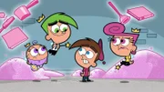 L-R: Poof, Cosmo, Timmy, Wanda