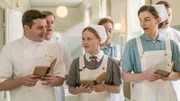 Bjørn Toft (Jesper Groth), Marie Skov (Andrea Heick Gadeberg) und Anna Rosenfeld (Molly Blixt Egelind)