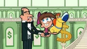 L-R: Merman the Butler, Timmy, Sparky