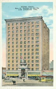 Hotel Cecil, Los Angeles, Kalifornien, 1910.