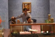 During the robbery.