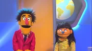 Effi hat einen Veggie-Burger in Rüdigers Show mitgebracht.