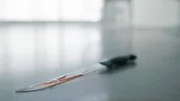 ein blutiges Messer