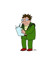 (7. Staffel) - Die Produktivität der Firma zu steigen, ist Hermes' oberstes Ziel. Ständig muss er seine Kollegen ermahnen, sich bei der Arbeit mehr zu bemühen ...