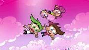 L-R: Cosmo, Poof, Timmy, Wanda