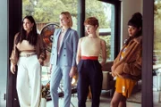 Von links: Elif (Jasmin Shakeri), Franzi (Llewellyn Reichman), Lena (Sarah Bauerett) und Jo (Salka Weber).