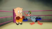 v.li.: Porky Pig, Daffy Duck