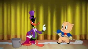 v.li: Daffy Duck, Porky Pig