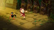 v.li.: Daffy Duck, Porky Pig
