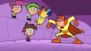 L-R: Wanda, Cosmo, Timmy, Sparky, Catman
