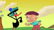 v.li.: Daffy Duck, Elmer Fudd