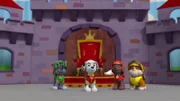 L-R: Rocky, Marshall, Chickaletta, Zuma, Rubble