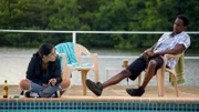 Izzy Morales (Otmara Marrero) und Ronald Dacey (Edi Gathegi)