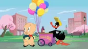 v.li.: Porky Pig, Daffy Duck