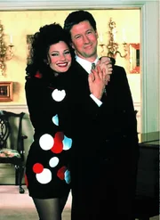 L-R: Fran Fine (Fran Drescher), Maxwell Sheffield (Charles Shaughnessy)