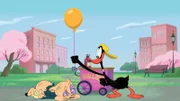 v.li.: Porky Pig, Daffy Duck