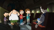 Hinter, l-r: Toshi, Barry, Steve, Snot