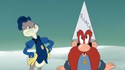 v.li.: Bugs Bunny, Yosemite Sam
