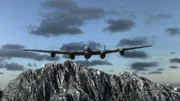 Allied plane attacking the Eagle's Nest.