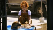 Mariah and dog.