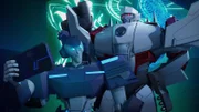 v.li.: Hashtag, Megatron
