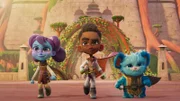 (L-R): Lys Solay, Kai Brightstar, und Nubs