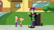 PHINEAS AND FERB - "Love at First Byte" - When Mom becomes overwhelmed with organizing a block party, she asks Phineas and Ferb for their help in making the party's finale memorable. Meanwhile, Candace plans to bust her brothers, but their team up with Mom throws a bit of a wrench into her situation. Over at the block party, Doofenshmirtz tries to set Norm up with a female robot, but Norm's nerves get the best of him.  This episode of "Phineas and Ferb" premieres Friday, August 2 (9:00 PM - 9:15 PM ET/PT) on Disney Channel. (DISNEY CHANNEL) FERB, PHINEAS, DAD