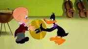 v.li.: Elmer Fudd, Daffy Duck