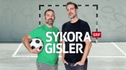 Sykora Gisler – Der Fussball-Talk Mämä Sykora und Tom Gisler Keyvisual 2022.