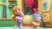 Alice und  Fergie the White Rabbit