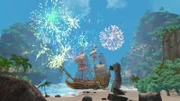 Die Jolly Roger vom Ufer aus betrachtet.