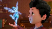 Michael ist fasziniert von der Luft-Tinker Bell.