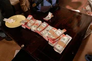 Money on the table.