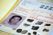 Picture and fingerprints of the suspect.