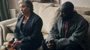 l-r: Wes (Caroline Quentin), George (Paapa Essiedu)