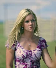 Ashelys (Cindy Busby) Pferd Apollo ist unter den Pferden, die die Leute auf Heartland vor dem Schlachthof retten.