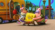 v.li.: Sandy, SpongeBob, Patrick