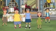 (v.l.n.r., vorne) Gene, Tina, Louise
