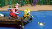 Patrick (l.), SpongeBob (m.)