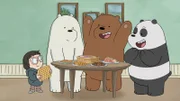 v.li.: Chloe, Ice Bear, Grizzly Bear, Panda Bear