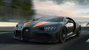 Der Bugatti Chiron Super Sport 300+ erreichte im Jahr 2019 als erstes Serienfahrzeug eine Geschwindigkeit von über 480 Kilometern pro Stunde.