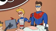 L-R: Schwoz, Henry / Kid Danger, Ray / Captain Man
