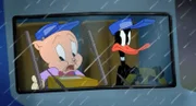 v.li.: Porky Pig, Daffy Duck