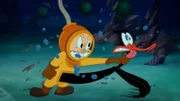 v.li.: Porky Pig, Daffy Duck