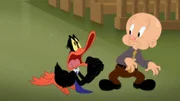 v.li.: Daffy Duck und Elmer Fudd