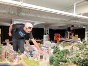 Arbeiten am Rio-Modell
