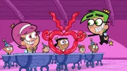 Vorne, l-r: Wanda, Cosmo