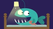 Nur mit Licht fühlt sich der kleine Anglerfisch wohl.